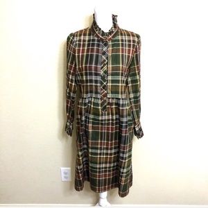 J.Crew Bridget Plaid Shirt Dress